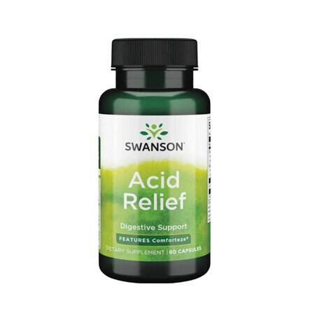 Swanson Acid Relief, 60 capsules