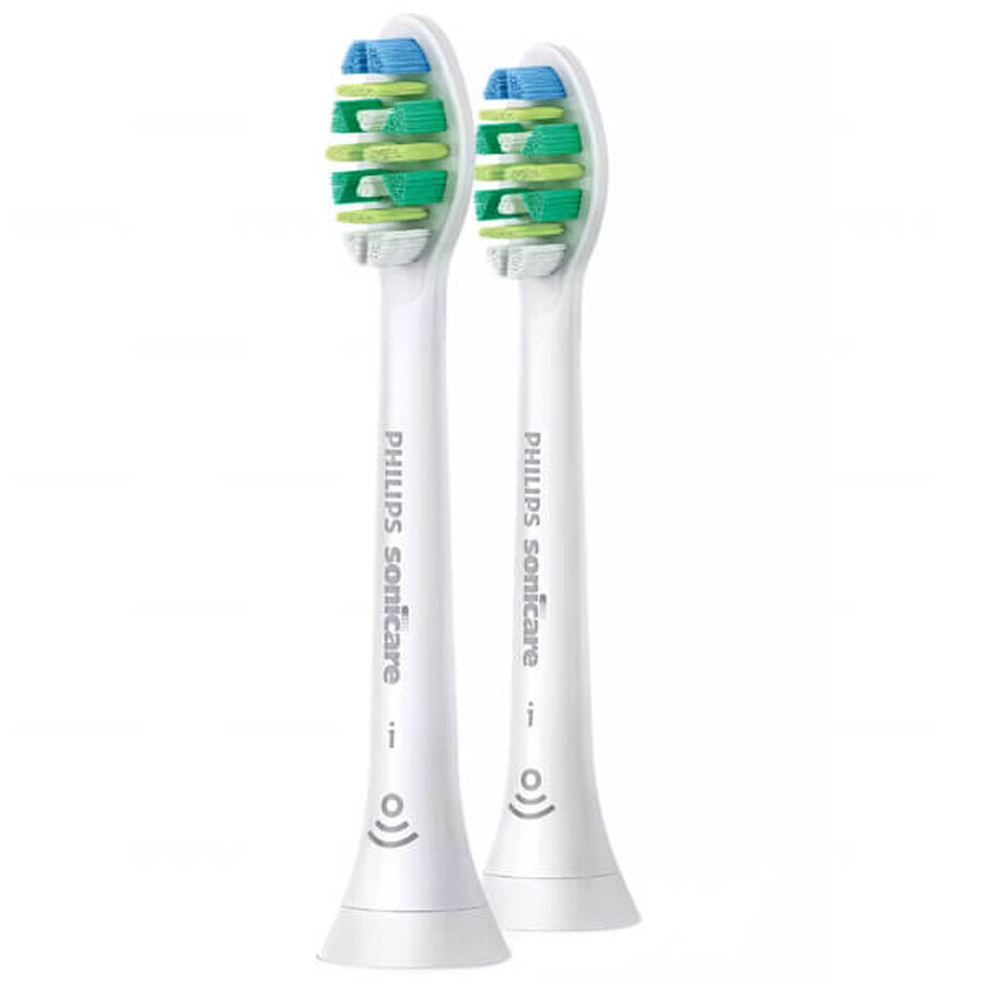 Philips, vervangende opzetborstels voor Sonicare InterCare Standard sonische tandenborstel, HX9002/10, 2 stuks