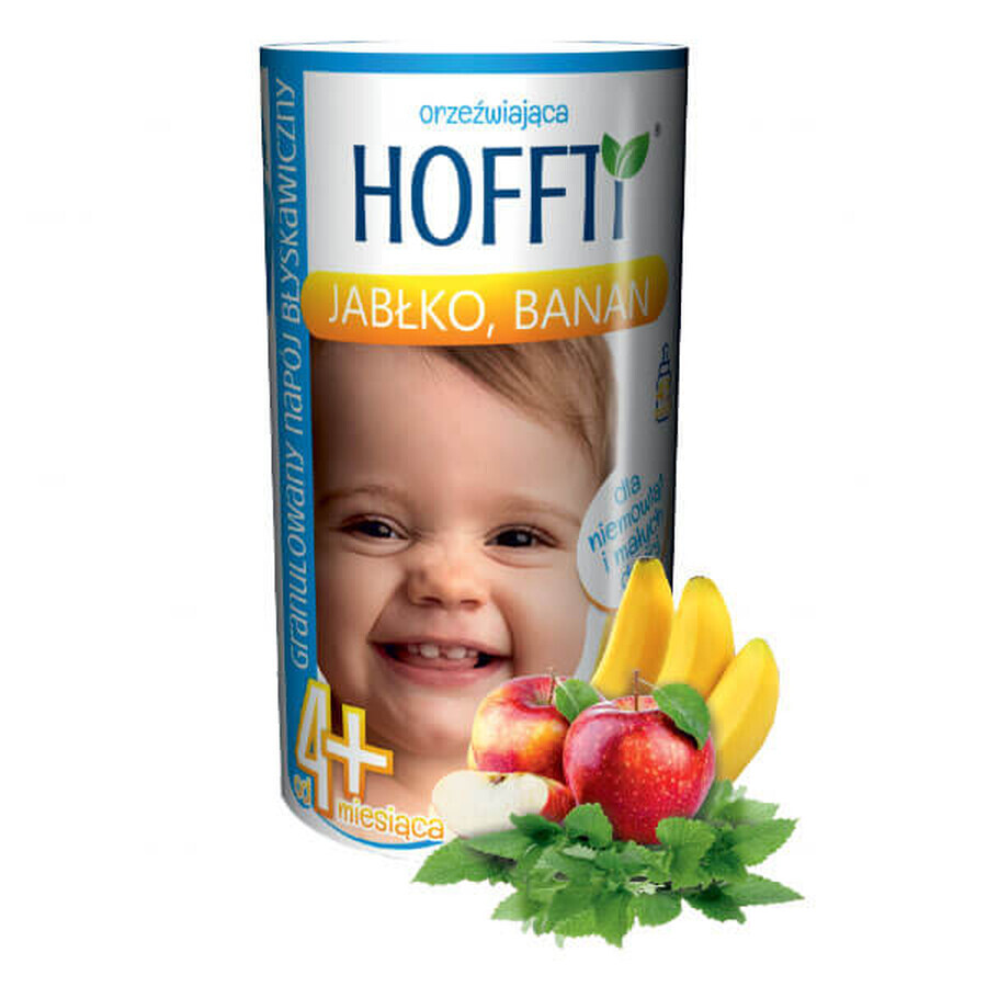 HOFFTI, instant granulaatdrank, appel, banaan, vanaf 4 maanden, 180 g