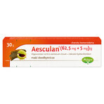 Aesculan (62.5 mg + 5 mg)/g, rectal ointment, 30 g