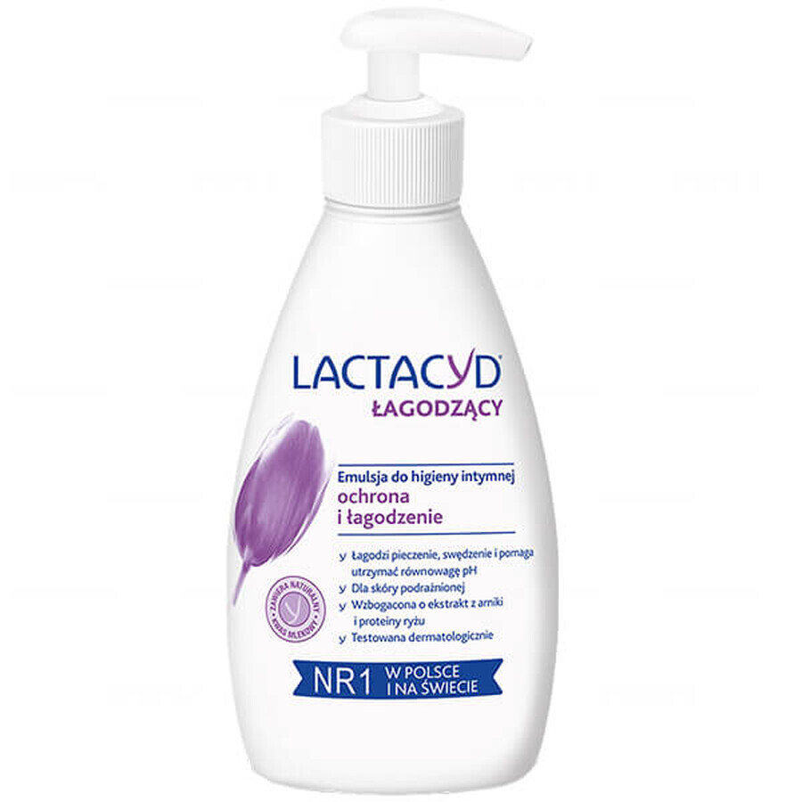 Lactacyd Łagodzący, emulsione per l'igiene intima che lenisce le irritazioni, 200 ml