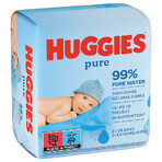 Huggies Pure, lingettes humides pour bébés, 3 x 56 pcs