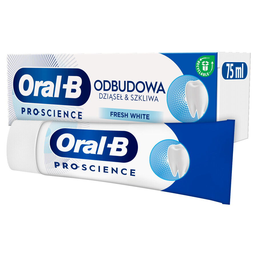 Oral-B tandvlees &amp; glazuur reparatie, tandpasta, Fresh White, 75 ml