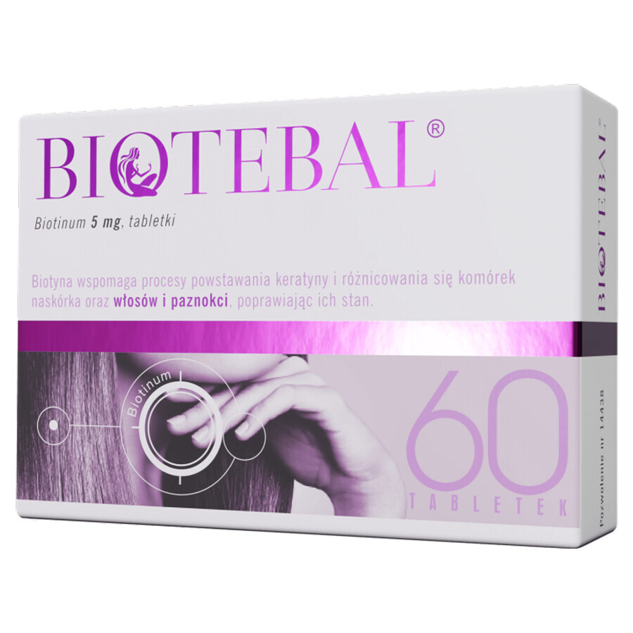 Biotebal 5mg, 60 tabletten