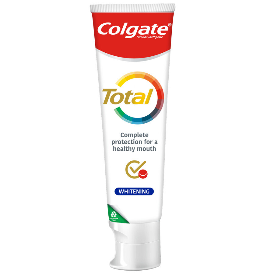 Colgate Total Whitening, dentifricio sbiancante, 75 ml