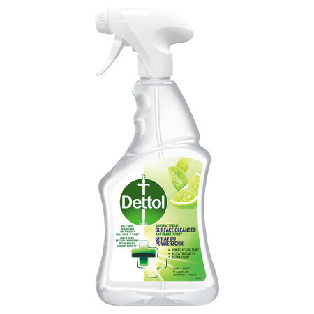 Dettol Antibacterial Spray for Surfaces, Lime and Mint, 500 ml