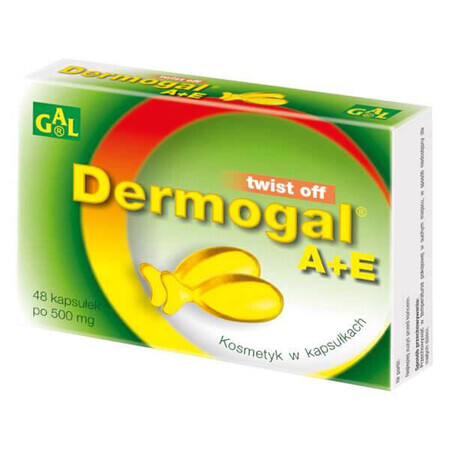 GAL Dermogal A + E, cosmetic capsule, 48 twist-off capsules