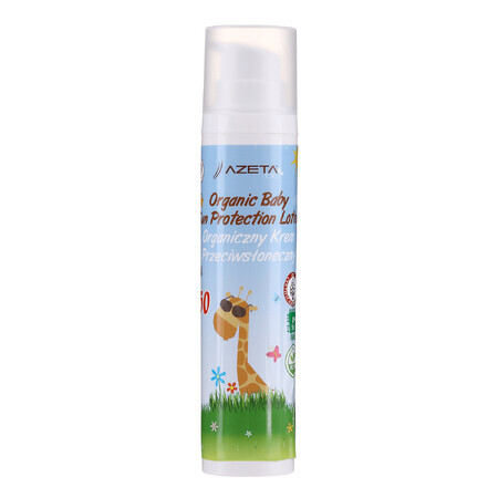 Azeta Bio, crème solaire bio dès le premier jour, SPF 50+, 100 ml