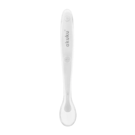 AKUKU, silicone lepel, wit, A0417, vanaf 4 maanden, 1 stuk