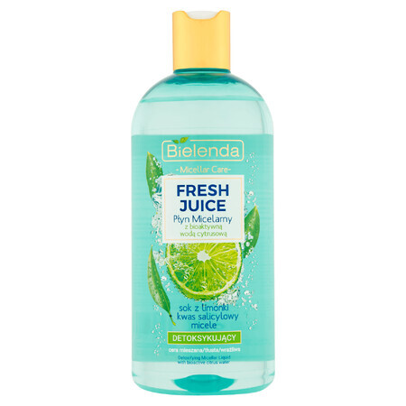 Bielenda Fresh Juice, ontgiftende micellaire vloeistof, limoen, 500 ml