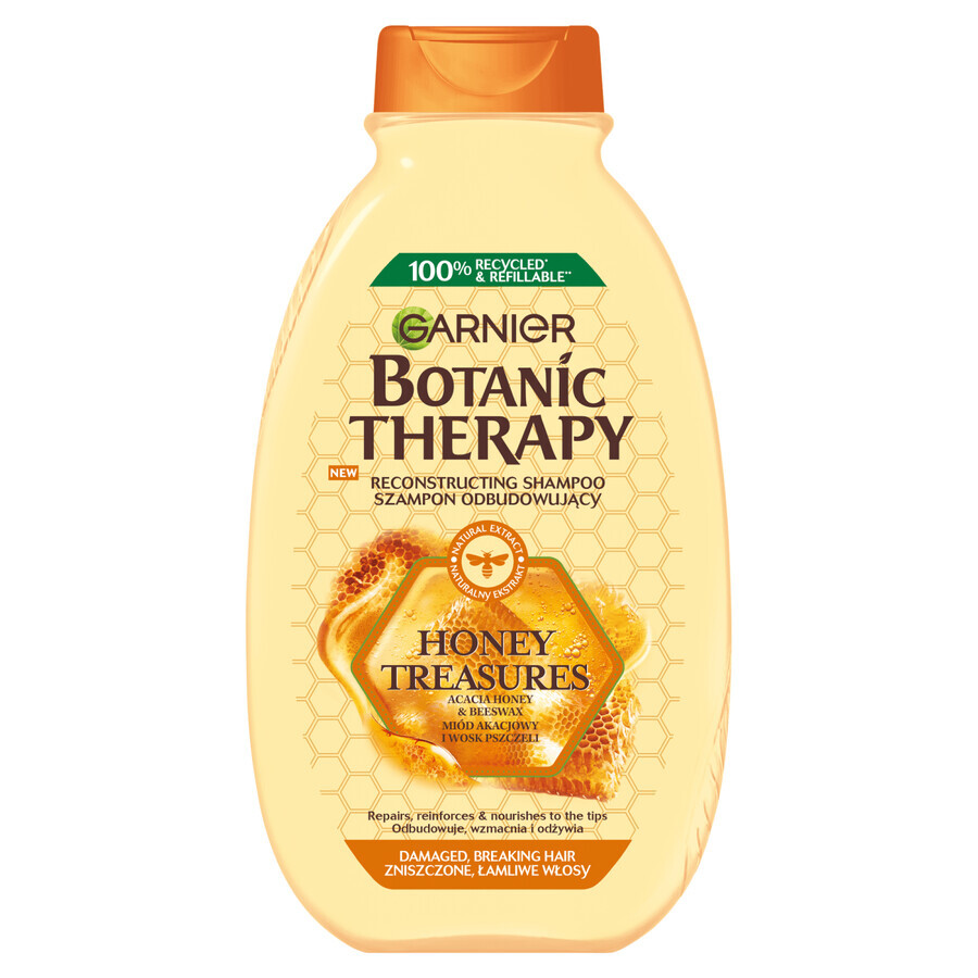 Garnier Botanic Therapy, champú regenerador capilar, miel y Propóleo, 400 ml