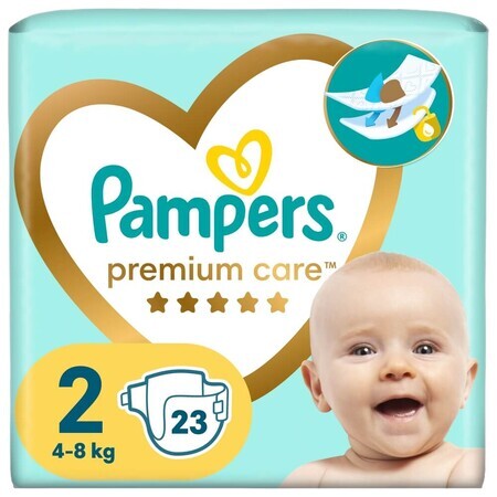 Pampers Premium Care, diapers size 2, Mini, 4-8 kg, 23 pcs