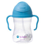 B.Box, bottle with straw, blueberry, from 6 months, 240 ml