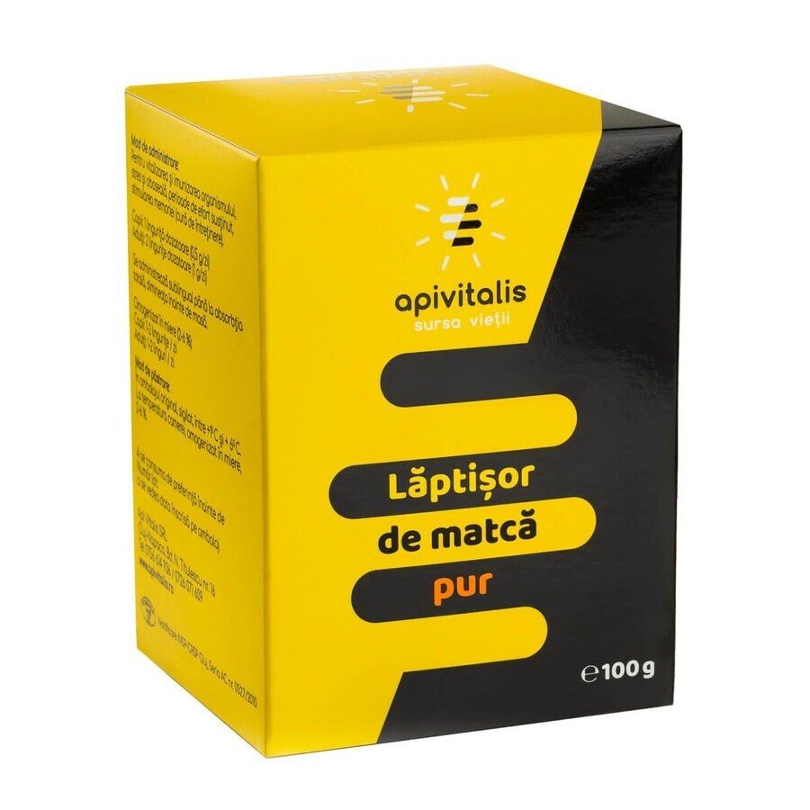 Laptisor de matca pur, 100 g, Api Vitalis