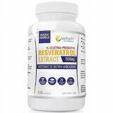 Wish Resveratrol Extract 500 mg, grape skin extract, 120 capsules