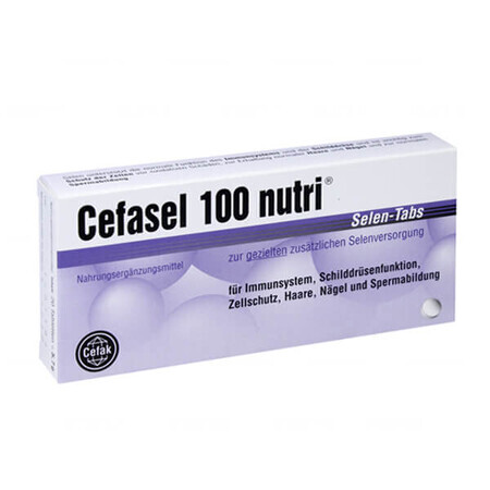 Cefasel 100 Nutri, 60 comprimidos