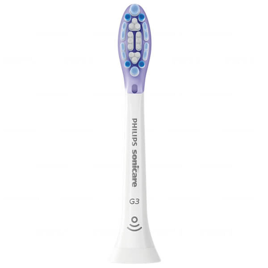 Philips, vervangende opzetborstels voor Sonicare G3 Premium Gum Care sonische tandenborstel, HX9054/17, wit, 4 stuks