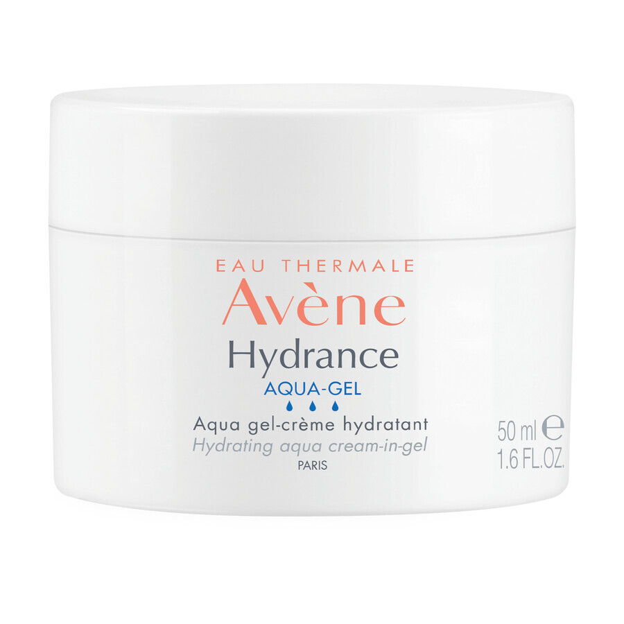 Avene Hydrance Aqua Gel, moisturizing face gel-cream, sensitive and dehydrated skin, 50 ml