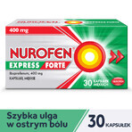 Nurofen Express Forte 400 mg, 30 Weichkapseln