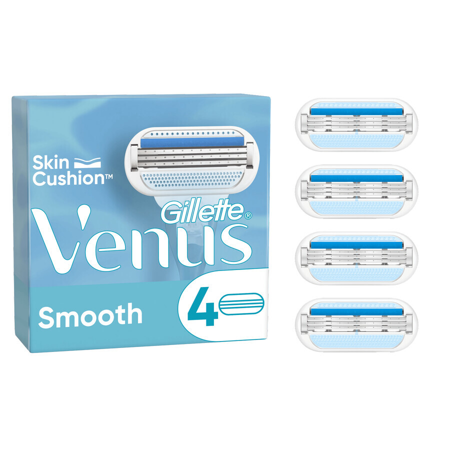 Gillette Venus Smooth, wisselpatronen, 4 stuks