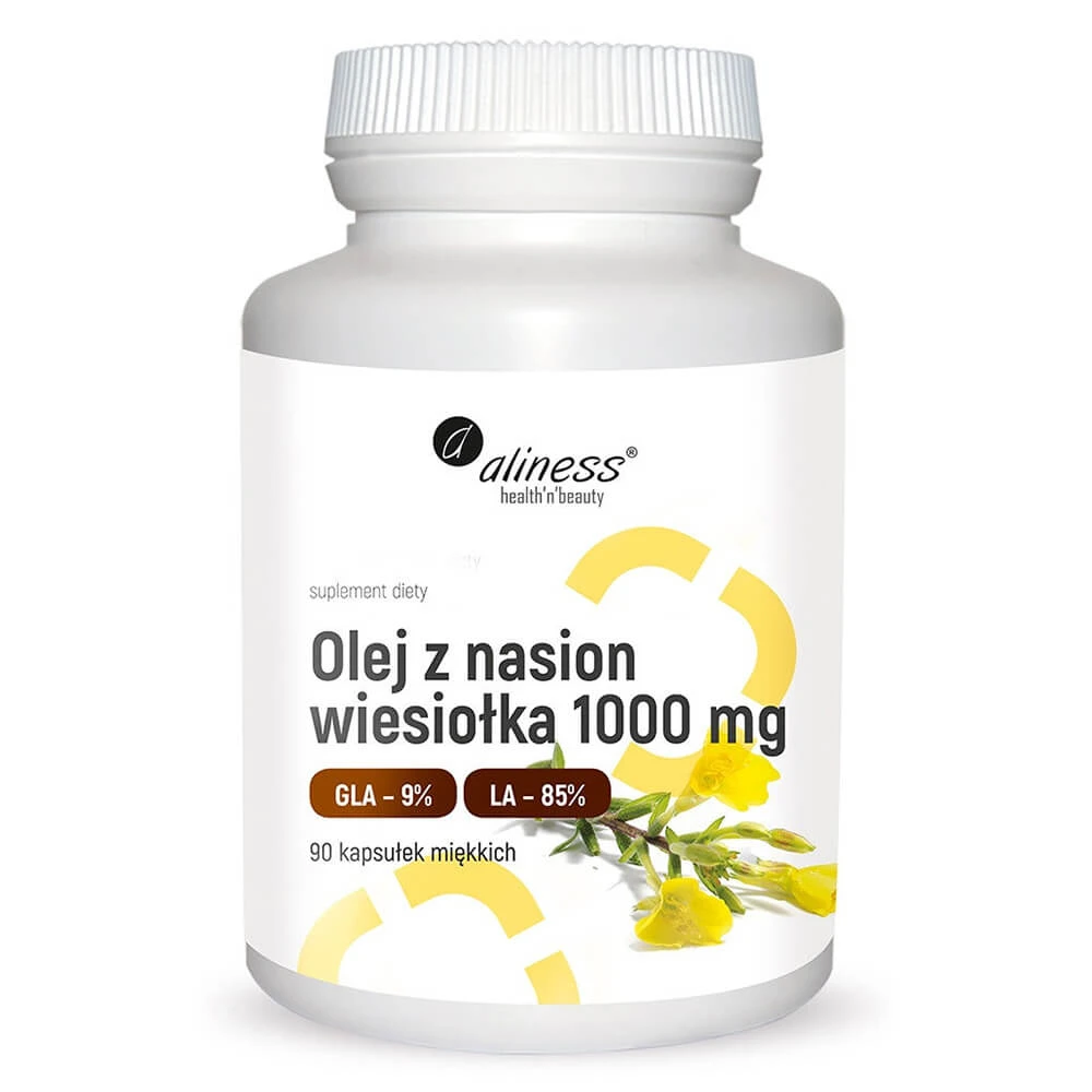 Aliness Teunisbloemzaadolie 1000 mg, 90 capsules