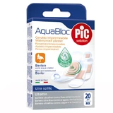 Pic Solution AquaBloc, dressing plaster, antibacterial, waterproof, Mix, 20 pieces