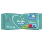 Pampers Fresh Clean, vochtige doekjes, 12 x 52 st.