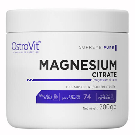 OstroVit Supreme Puur Magnesiumcitraat, 200 g