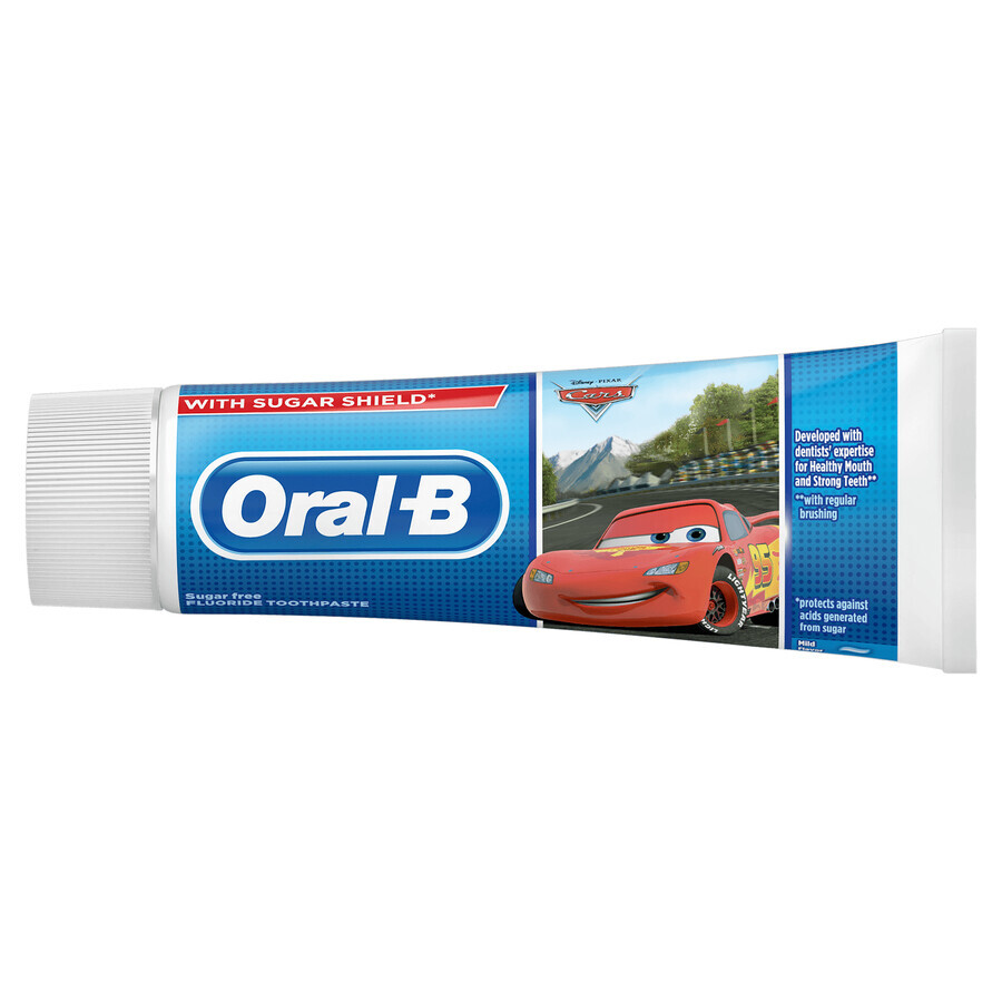 Oral-B Kids, dentifrice, Frozen + Cars, pour les enfants de plus de 3 ans, 75 ml