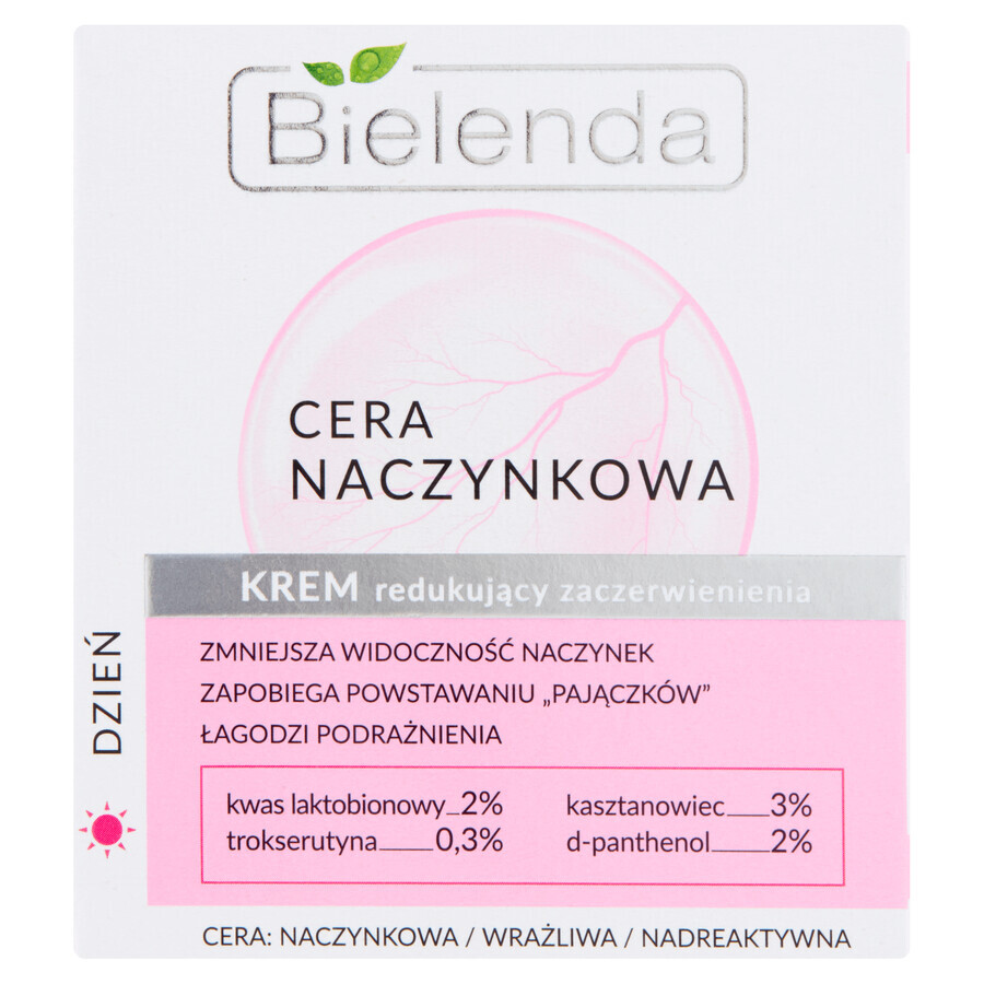 Bielenda Capillary Skin, crème de jour réduisant les rougeurs, 50 ml