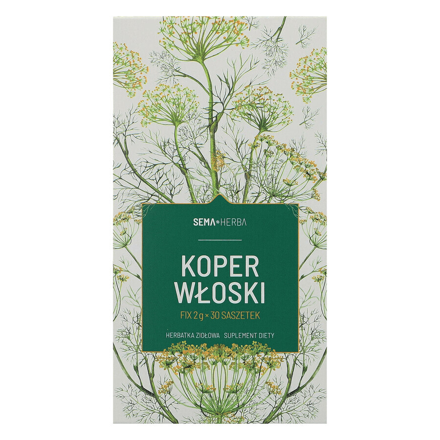 SEMA Herba Venkel Fix, 2 g x 30 sachets