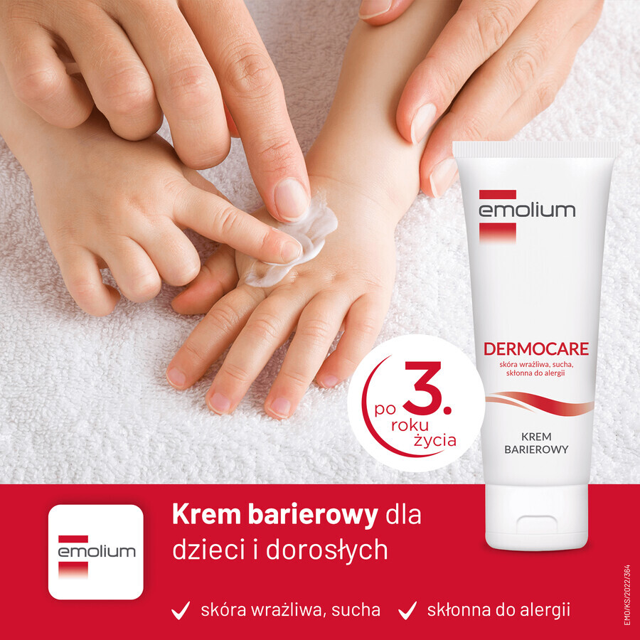 Emolium Dermocare, crème barrière, à partir de 3 ans, 40 ml