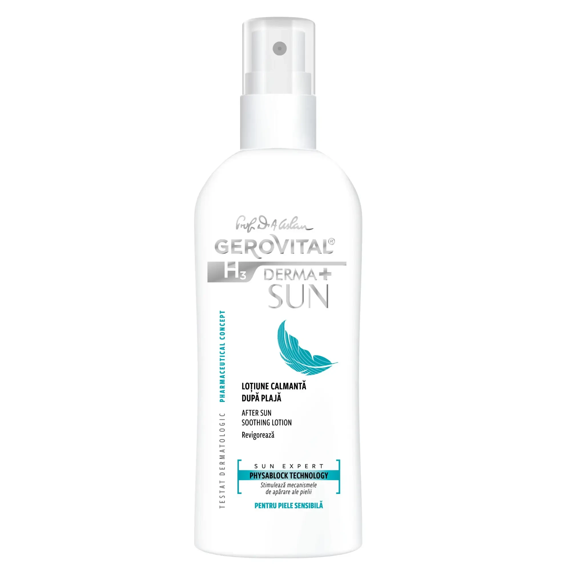 Gerovital H3 Derma+ Zon Kalmerende Lotion, 150ml, Farmec