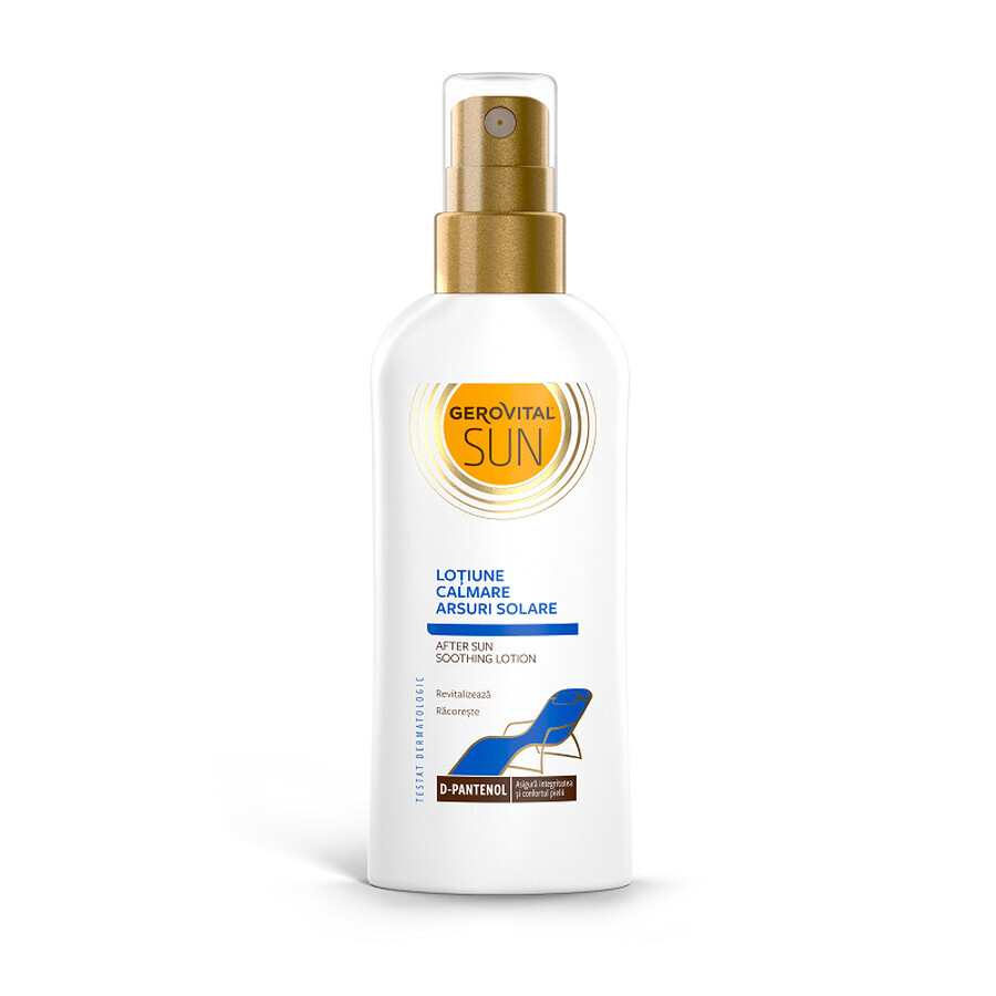 Gerovital Sun Loción Calmante Quemaduras Solares, 150ml, Farmec