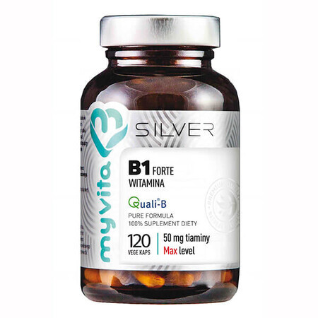 MyVita Silver, Vitamin B1 Forte, 120 capsules