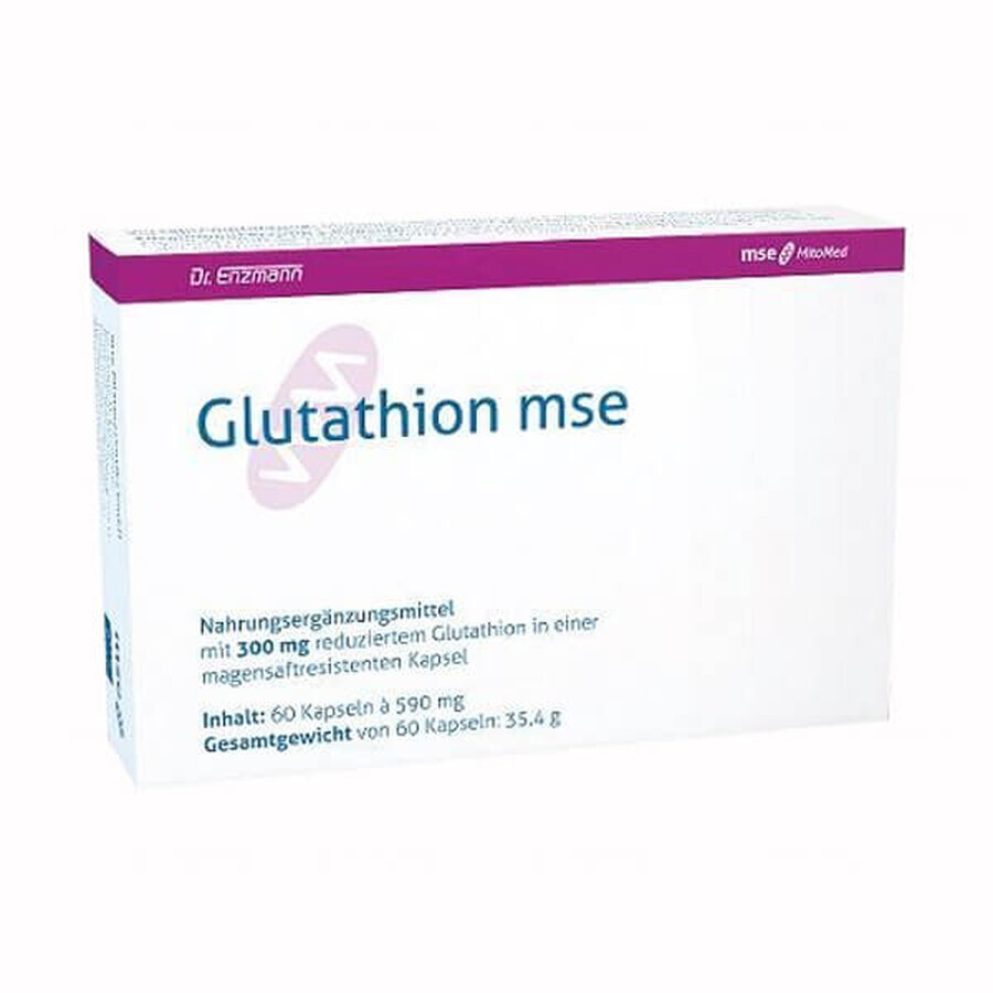 Mito-Pharma Glutathione MSE, 60 gélules