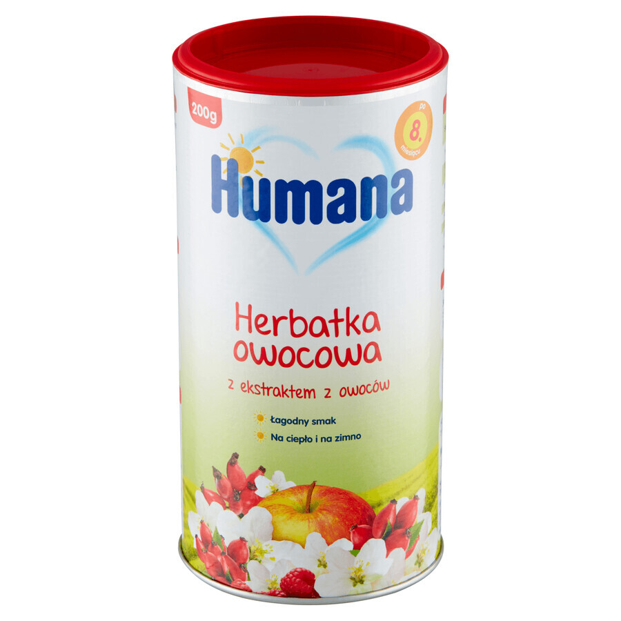 Humana Vruchten thee, gegranuleerd, na 8 maanden, 200 g