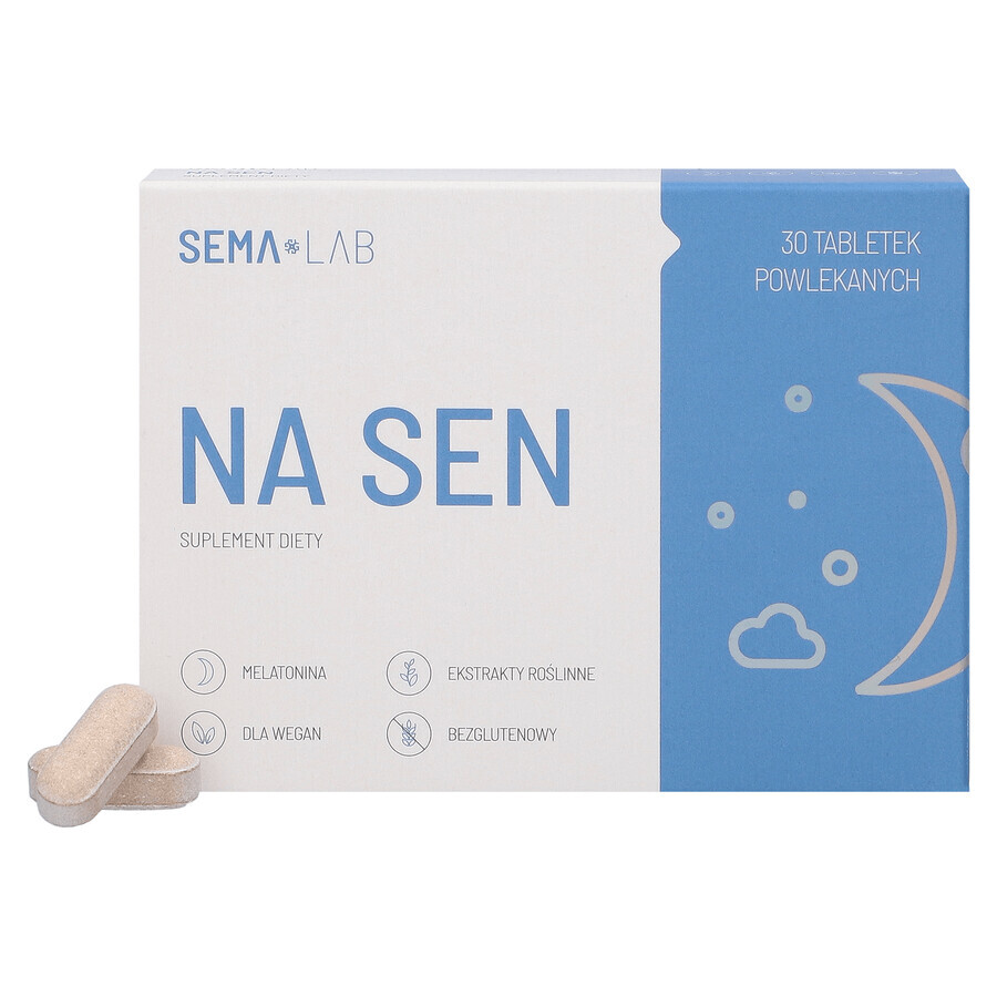 SEMA Lab Na Sen, 30 filmomhulde tabletten