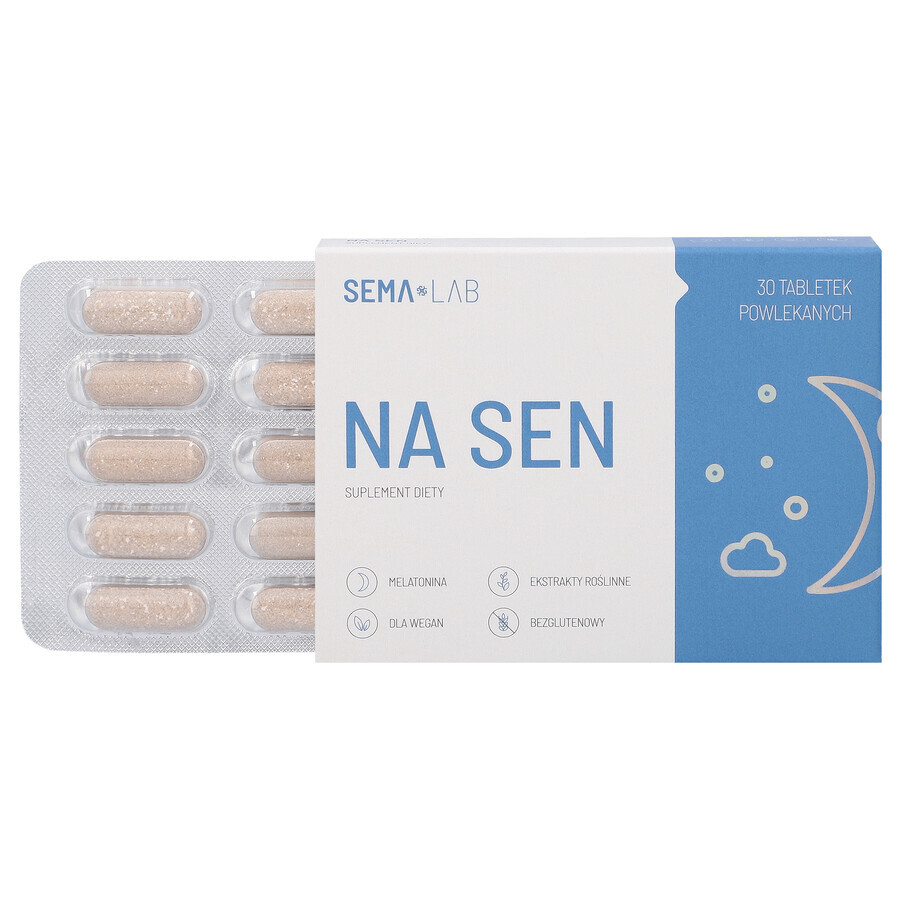 SEMA Lab Na Sen, 30 filmomhulde tabletten