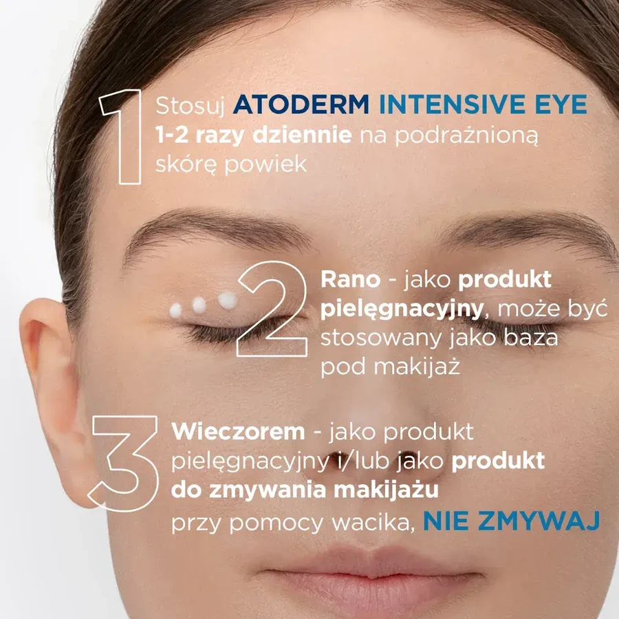 Cremă pentru pleoape și conturul ochilor Bioderma Atoderm Intensive Eye, 100 ml, Naos