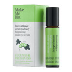 Make Me Bio Cucumber Freshness, suero iluminador para ojos, rodillo, 10 ml