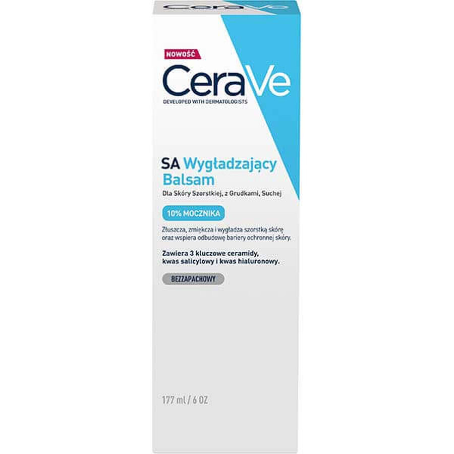 CeraVe SA, gladmakende bodylotion, 10% urea, ruwe, oneffen en droge huid, 177 ml