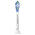 Philips, vervangende opzetborstels voor Sonicare C3 Premium Plaque Defence sonische tandenborstel, HX9044/17, wit, 4 stuks