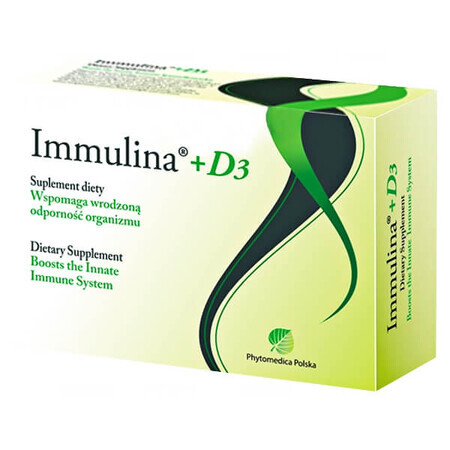 Immulin + D3, 60 capsule