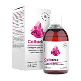 Aura Herbals, Colladrop NatiCol Viscollageen + Vitamine C, 500 ml