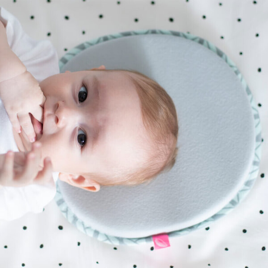 Moederschap, ergonomisch stabilisatiekussen voor baby's, mintkleurig, 1 stuk