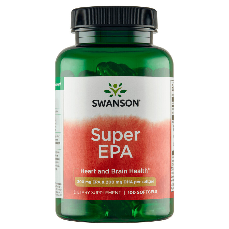 Swanson Super EPA, 100 cápsulas