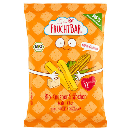 Fruchtbar Corn Crisps, fromage BIO, après 12 mois 30 g