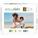 Eco By Naty, luiers maat 4, 8-15 kg, 22 stuks