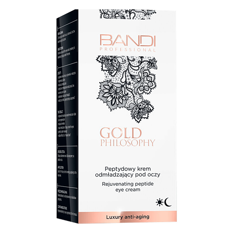 Bandi Gold Philosophy, peptide verjongende oogcrème, 30 ml